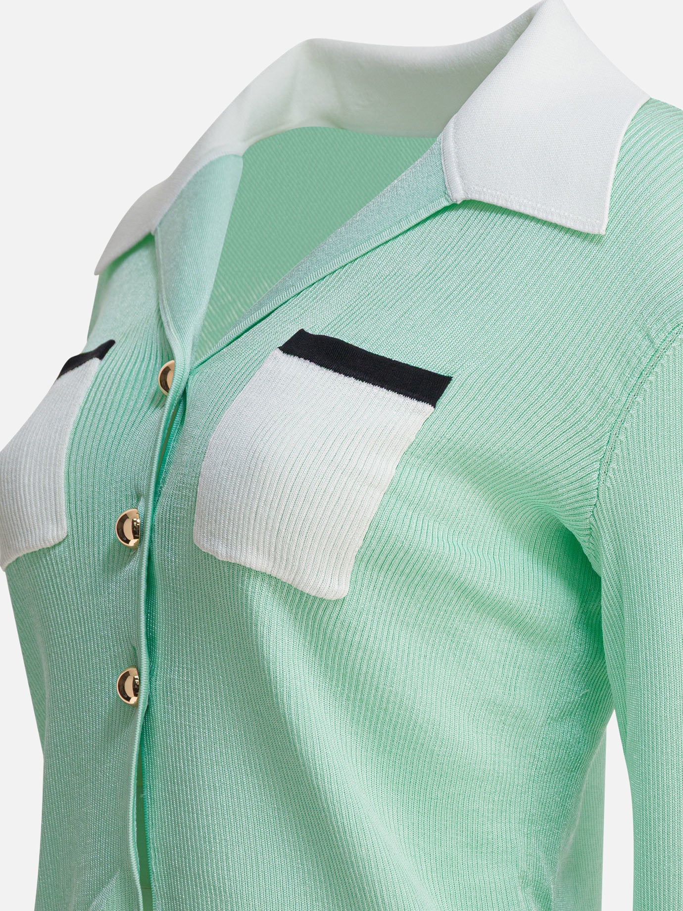 Casual tops Solid colour  Green - Self-portrait Women | PDP | VIETTI Online Store | thumbnail_4