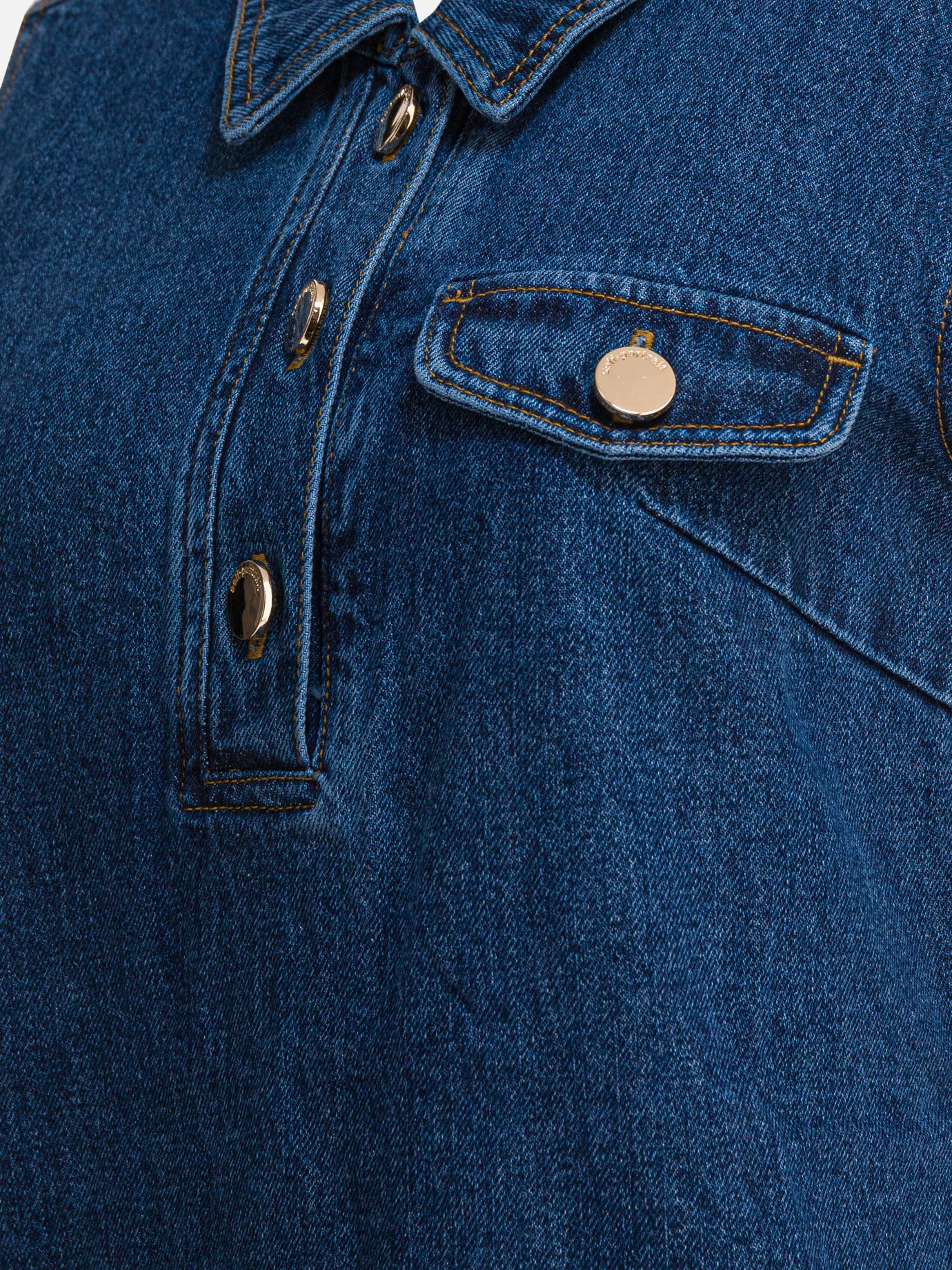 Mini dresses Solid colour  Blue - Self-portrait Women | PDP | VIETTI Online Store | Zoom-Modal_4
