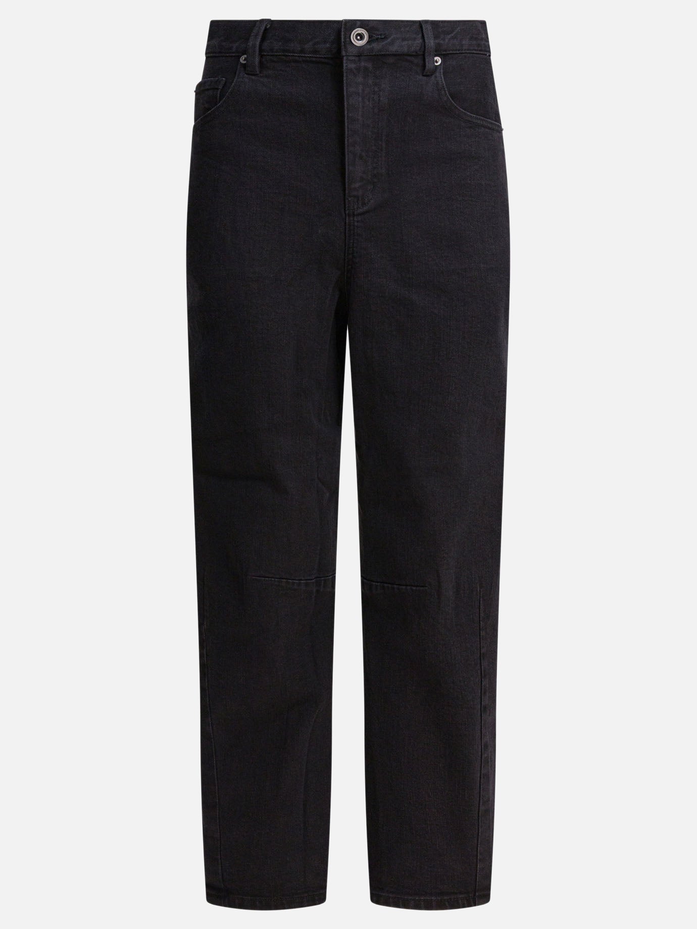 Wide-leg jeans Solid colour  Black - Self-portrait Women | PDP | VIETTI Online Store | thumbnail