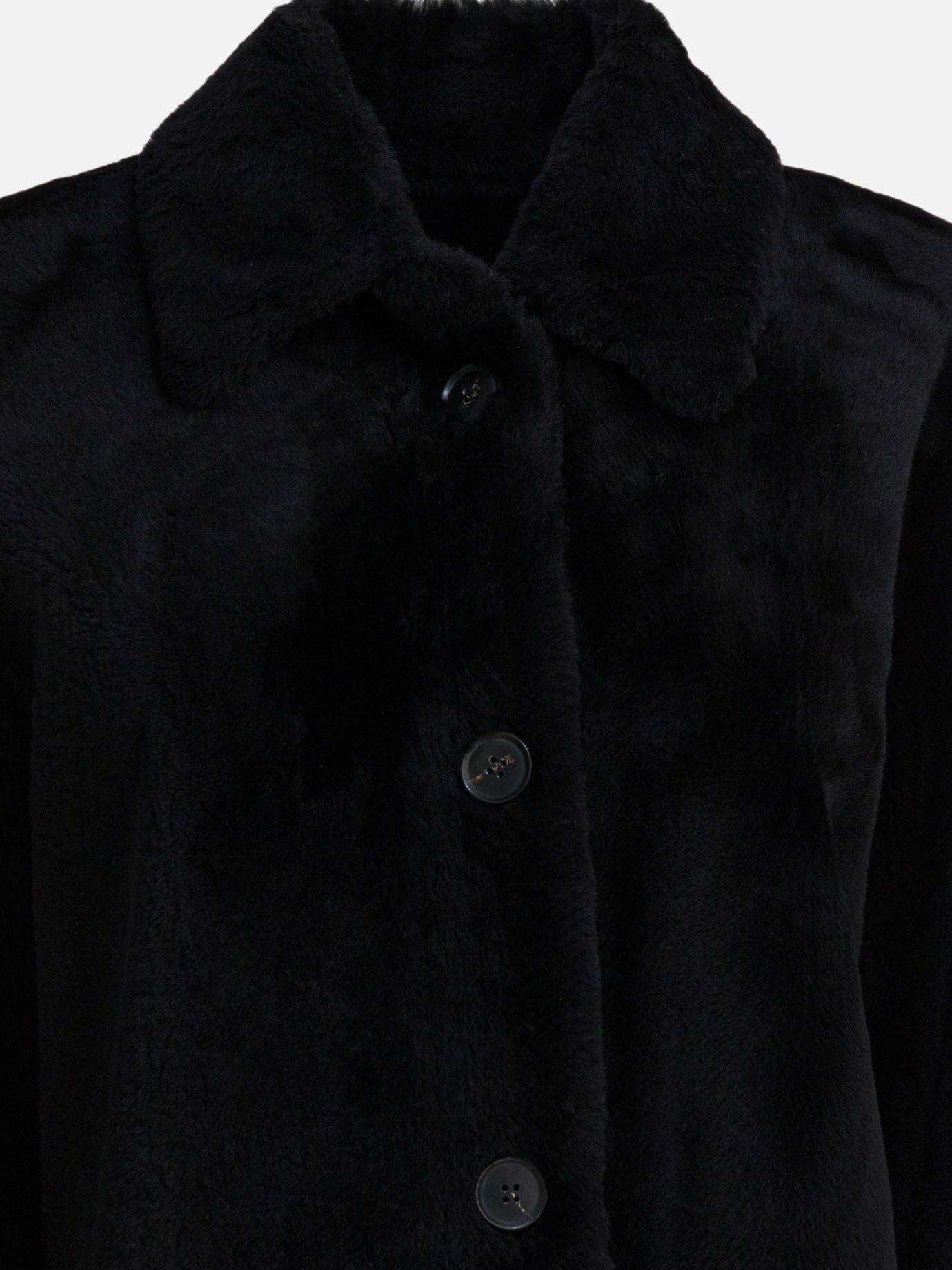 Long coats Solid colour  Black - Semper Women | PDP | VIETTI Online Store | thumbnail_5