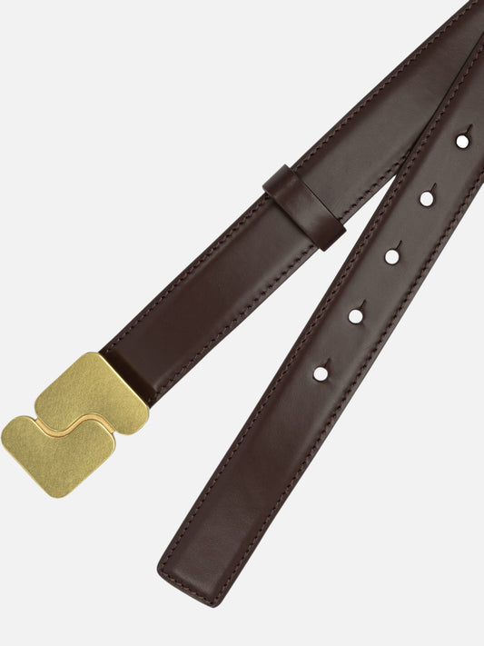 Leather belts 100% leather  Brown - Soeur Women | PDP | VIETTI Online Store | 2
