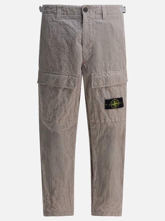 Cargo & parachute trousers Logo  Grey - Stone Island Men | PDP | VIETTI Online Store 
