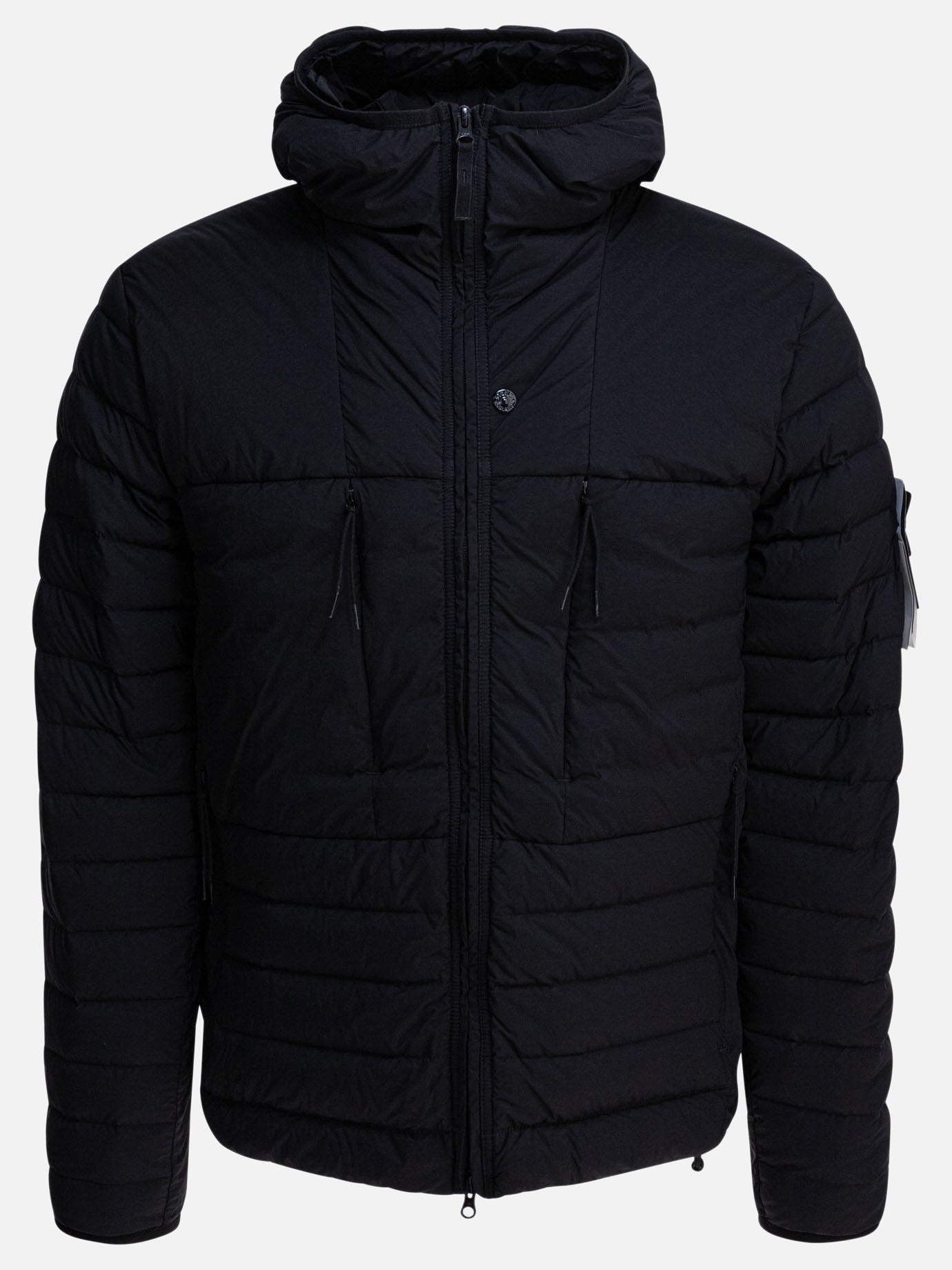 Down jackets Logo  Black - Stone Island Men | PDP | VIETTI Online Store | thumbnail