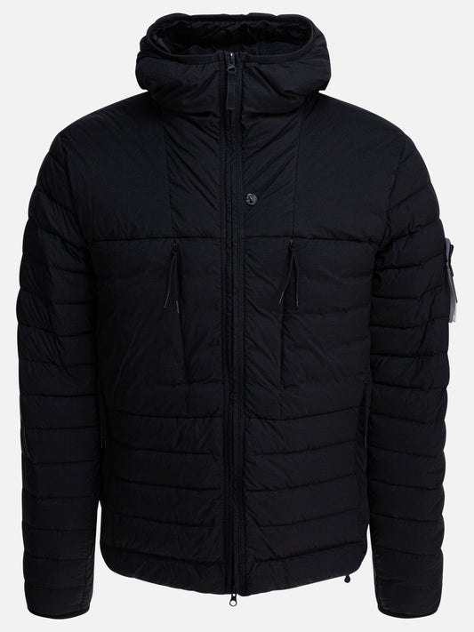 Down jackets Solid colour  Black - Stone Island Men | PLP | VIETTI Online Store 
