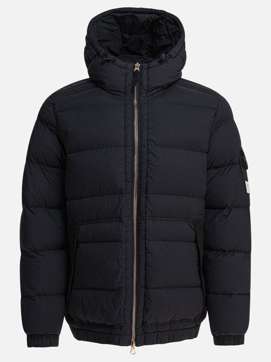 Stone Island Lightweight stretch nylon down jacket 22763938_M Black 1