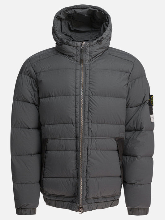 Stone Island Lightweight stretch nylon down jacket 23191950_M Grey 1