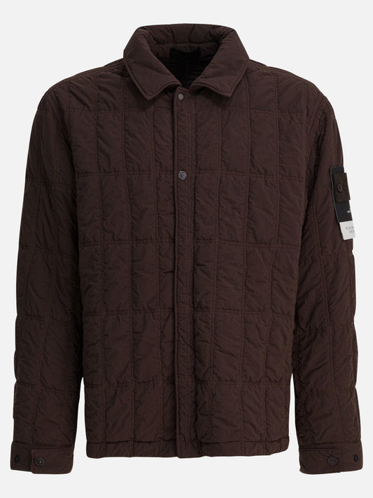 Short coats Logo  Brown - Stone Island Men | PLP | VIETTI Online Store 
