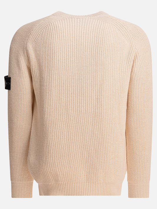 Stone Island Ribbed crewneck sweater 28782592_S Beige 2