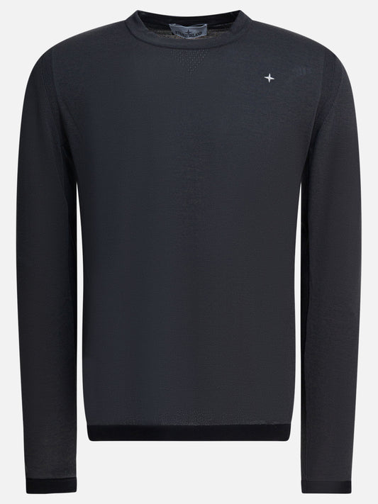 Crewneck sweaters Solid colour  Grey - Stone Island Men | PDP | VIETTI Online Store 
