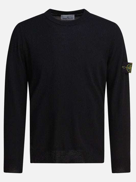 Stone Island RWS lightweight wool crewneck sweater 29016157_M Black 1