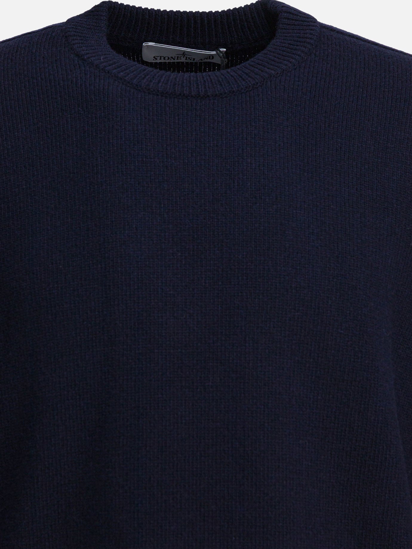 Stone Island Wool crewneck sweater 29358227_M Blue thumbnail_3