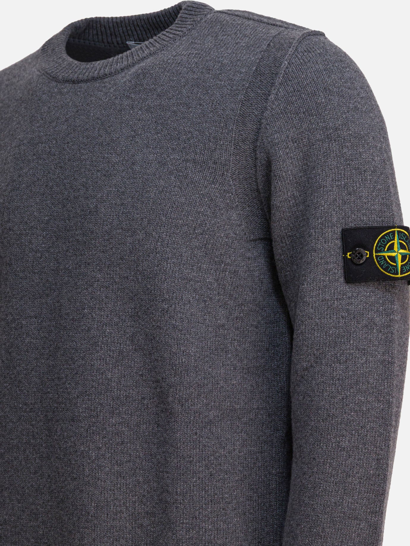 Crewneck sweaters Logo  Grey - Stone Island Men | PDP | VIETTI Online Store | Zoom-Modal_4
