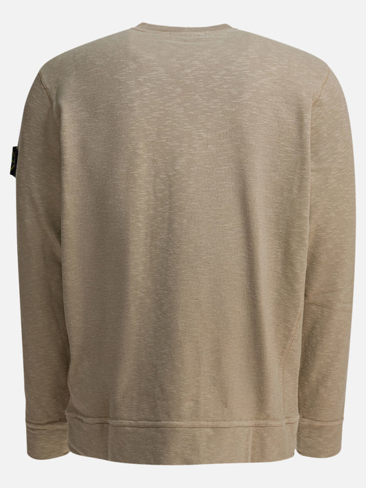 Crewnecks Logo  Beige - Stone Island Men | PDP | VIETTI Online Store | 2
