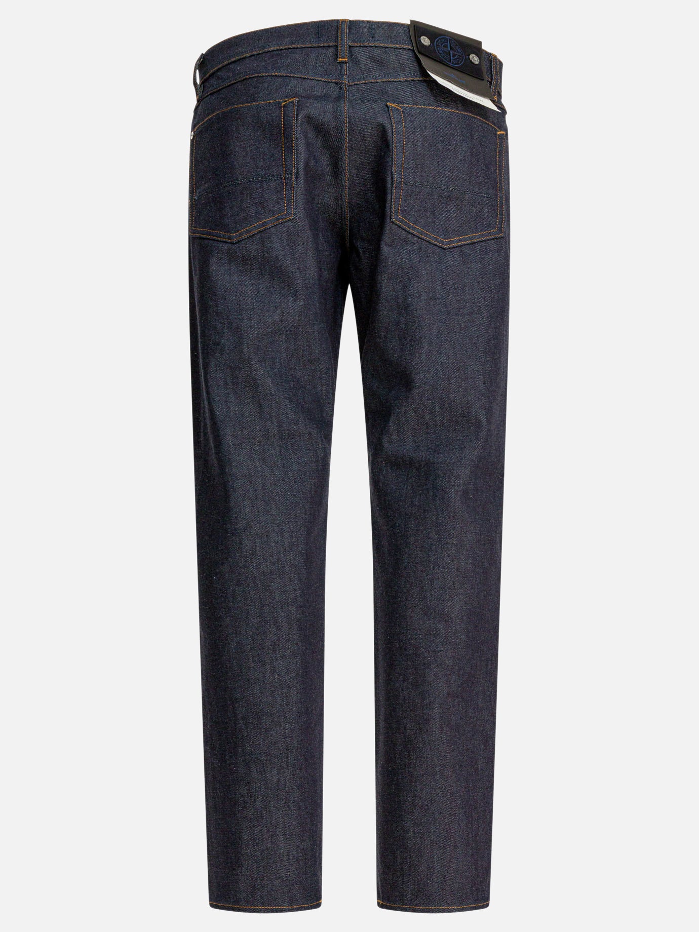 Straight-leg jeans Solid colour  Blue - Stone Island Men | PDP | VIETTI Online Store | thumbnail_2