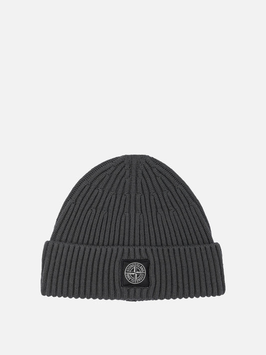 Beanies Logo  Grey - Stone Island Men | PLP | VIETTI Online Store 
