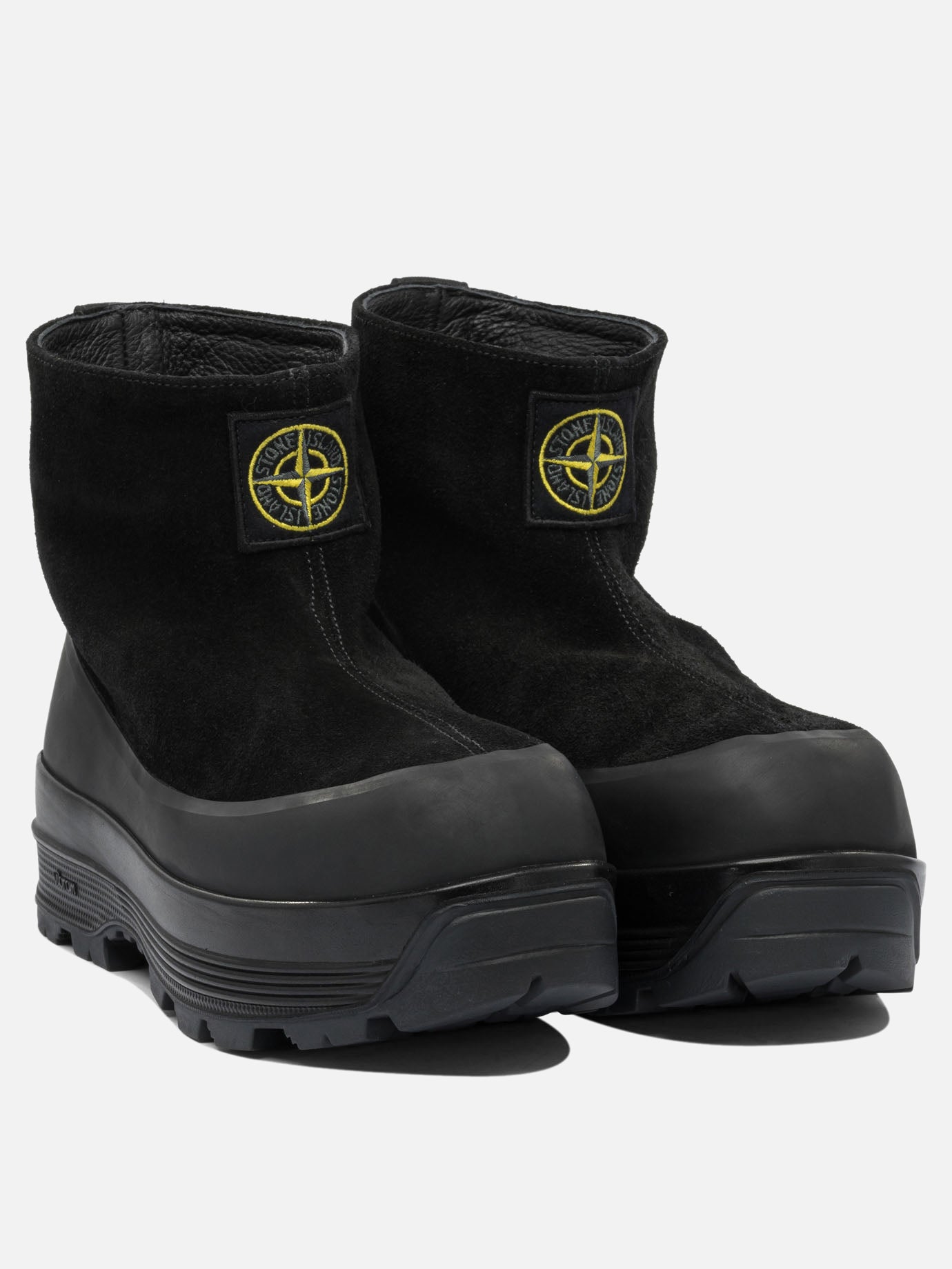 Rain boots 100% calf leather - 100% rubber  Black - Stone Island Men | PDP | VIETTI Online Store | Zoom-Modal_4
