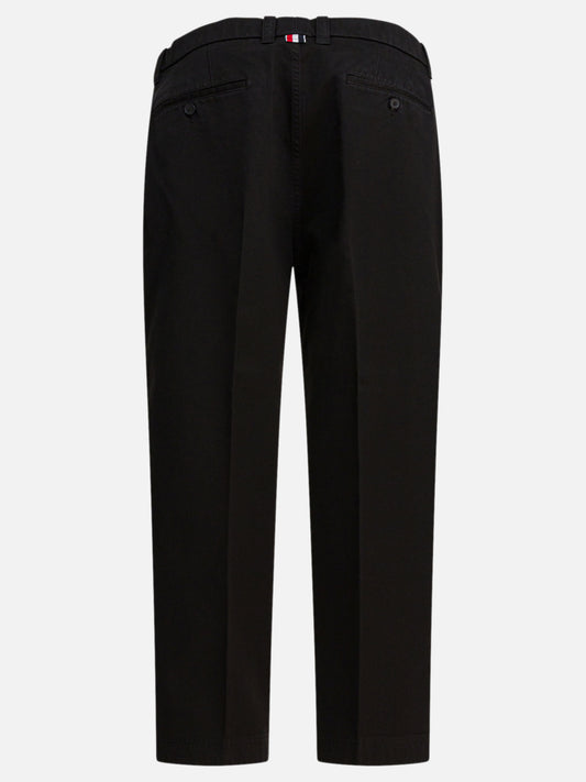 Leisure trousers Solid colour  Black - Thom Browne Men | PLP | VIETTI Online Store | 2
