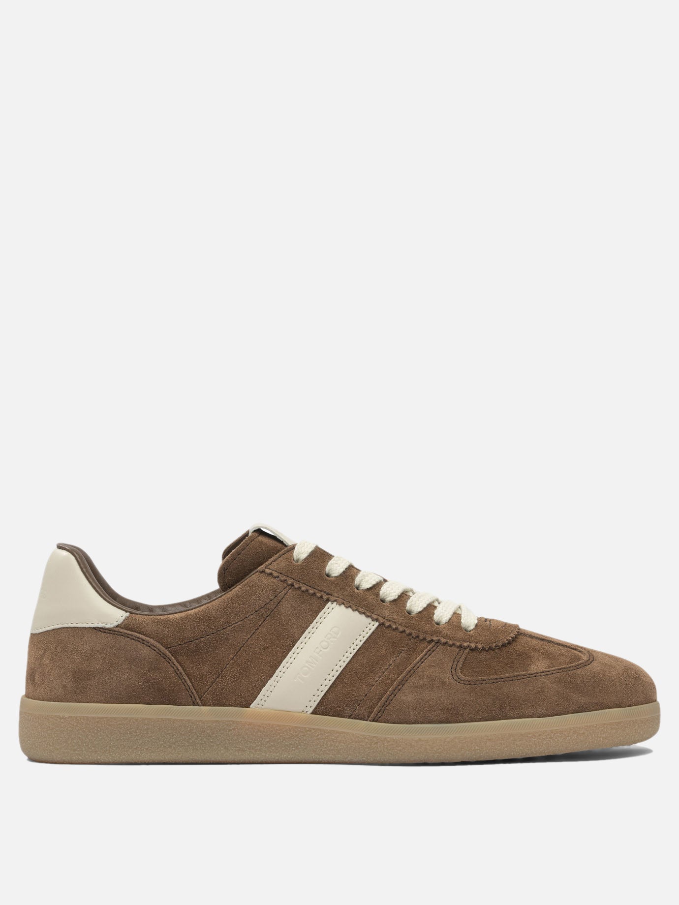 Low top sneakers 98% calf leather 2% cotton - 100% rubber  Brown - Tom Ford Men | PDP | VIETTI Online Store | thumbnail