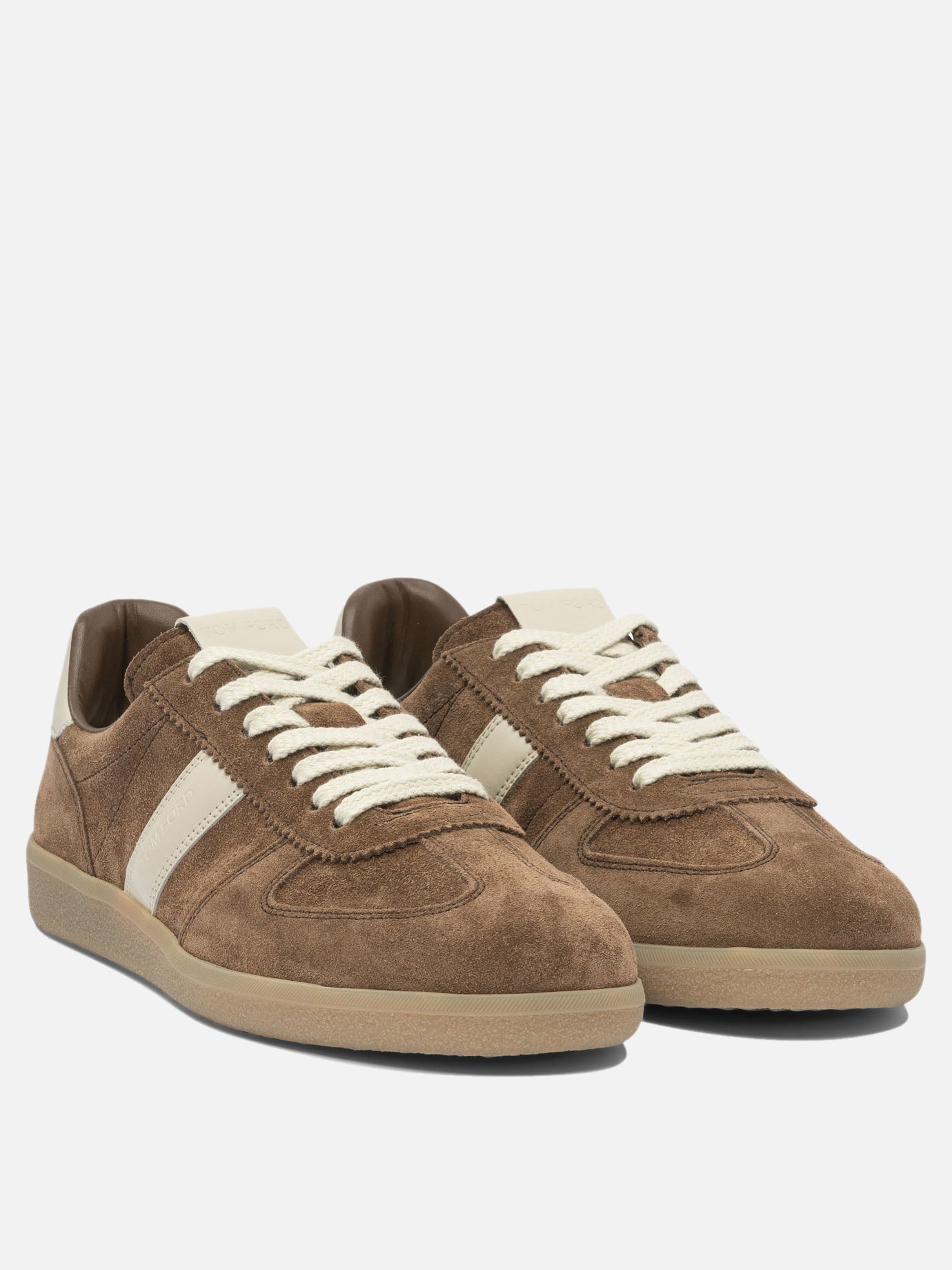 Low top sneakers 98% calf leather 2% cotton - 100% rubber  Brown - Tom Ford Men | PDP | VIETTI Online Store | thumbnail_2