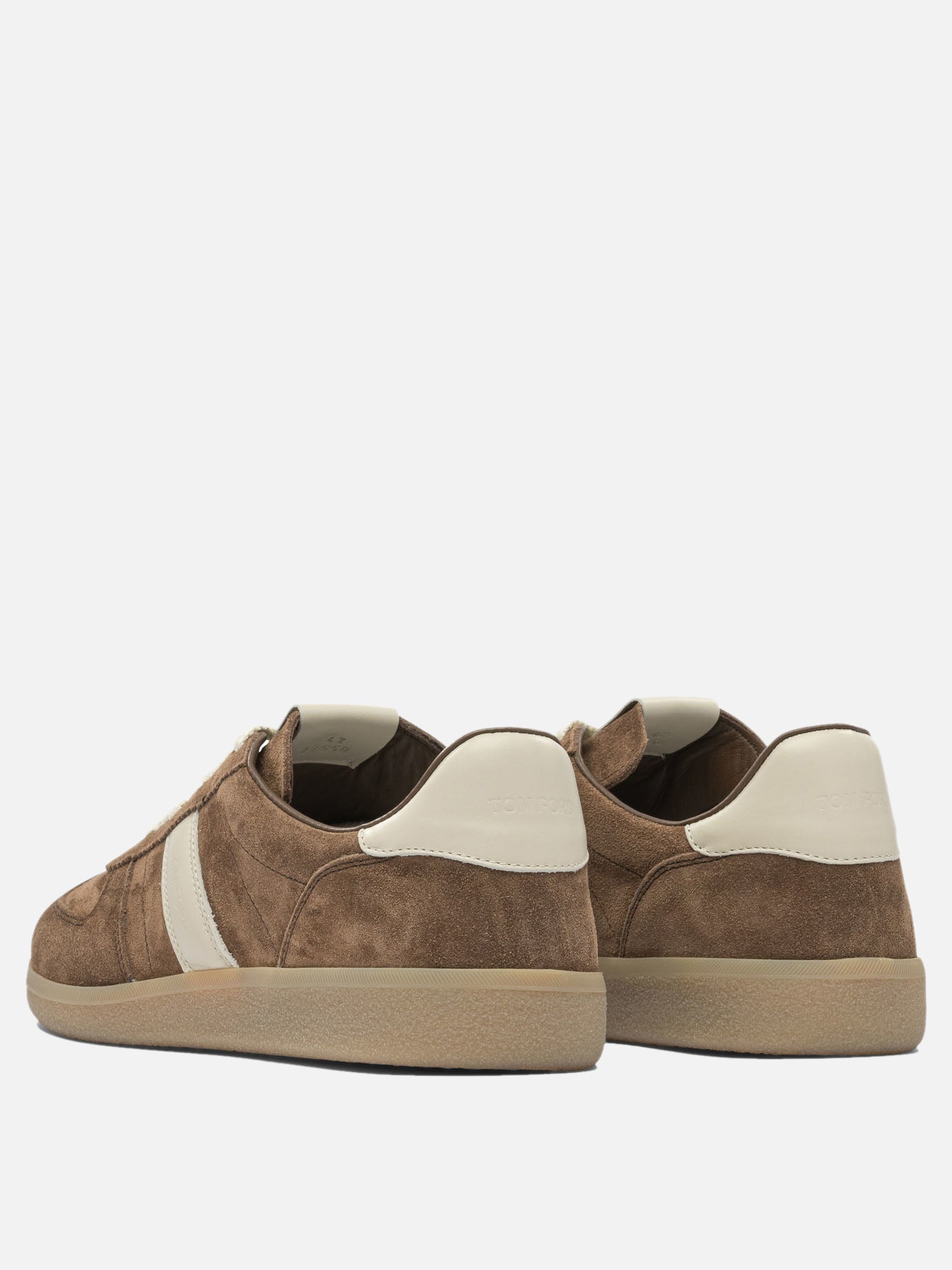Low top sneakers 98% calf leather 2% cotton - 100% rubber  Brown - Tom Ford Men | PDP | VIETTI Online Store | thumbnail_4