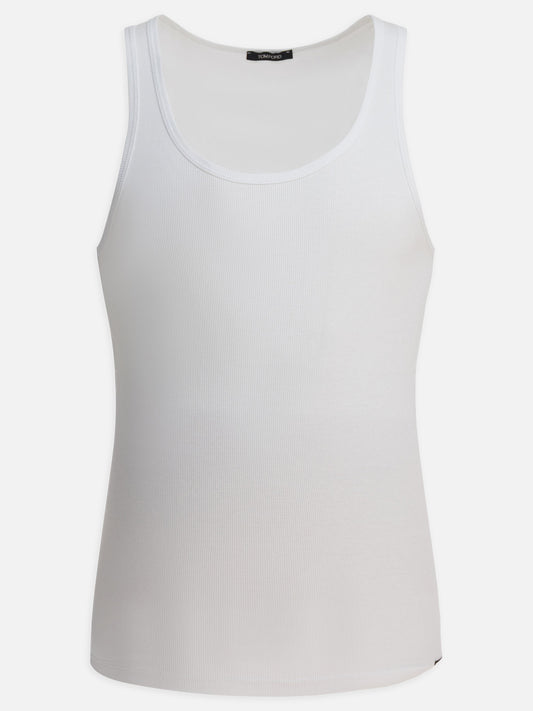 Tank tops Solid colour  White - Tom Ford Men | PLP | VIETTI Online Store 
