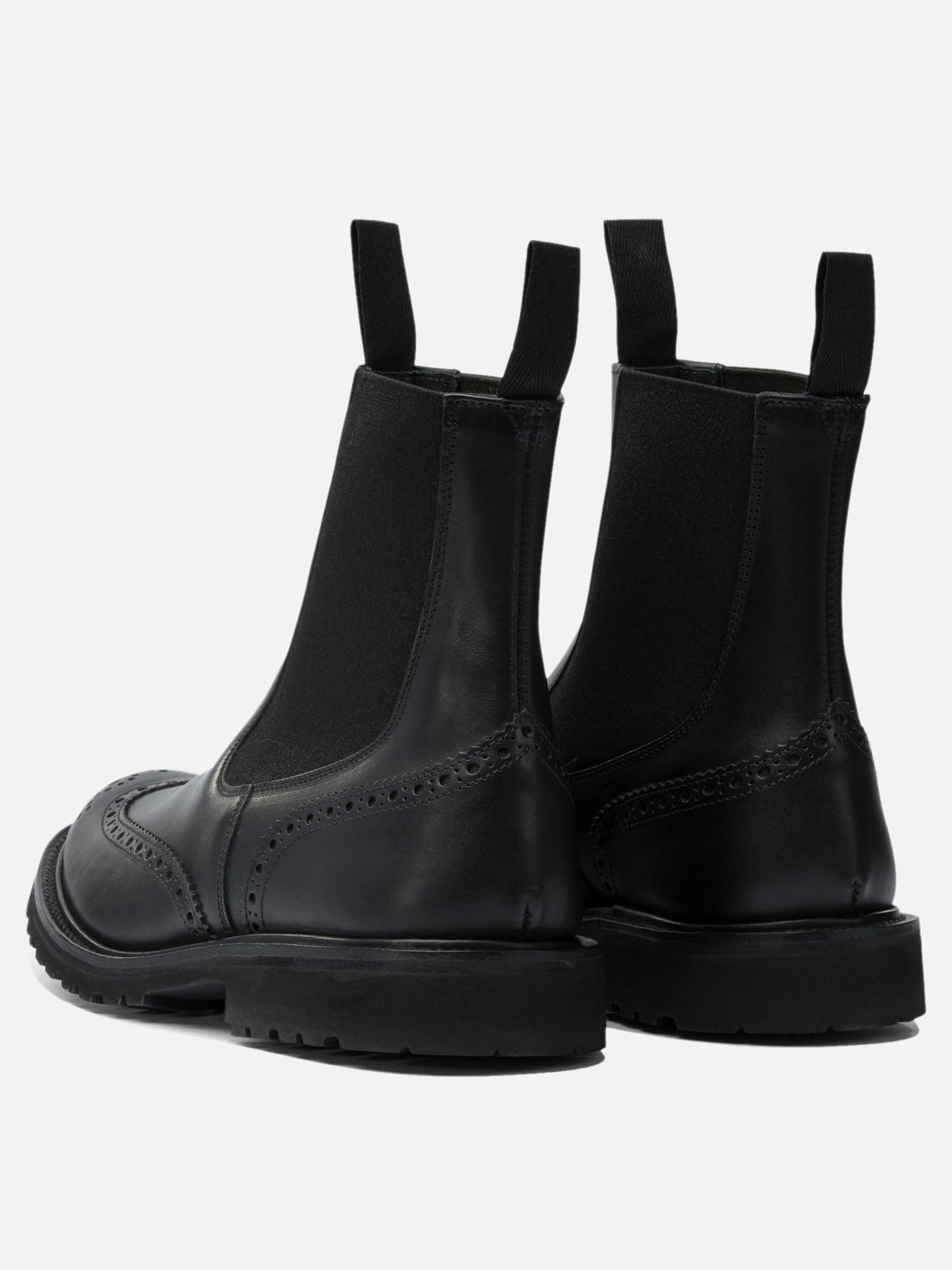 Pull-on boots 100% leather - 100% rubber  Black - Tricker's Men | PDP | VIETTI Online Store | Zoom-Modal_4
