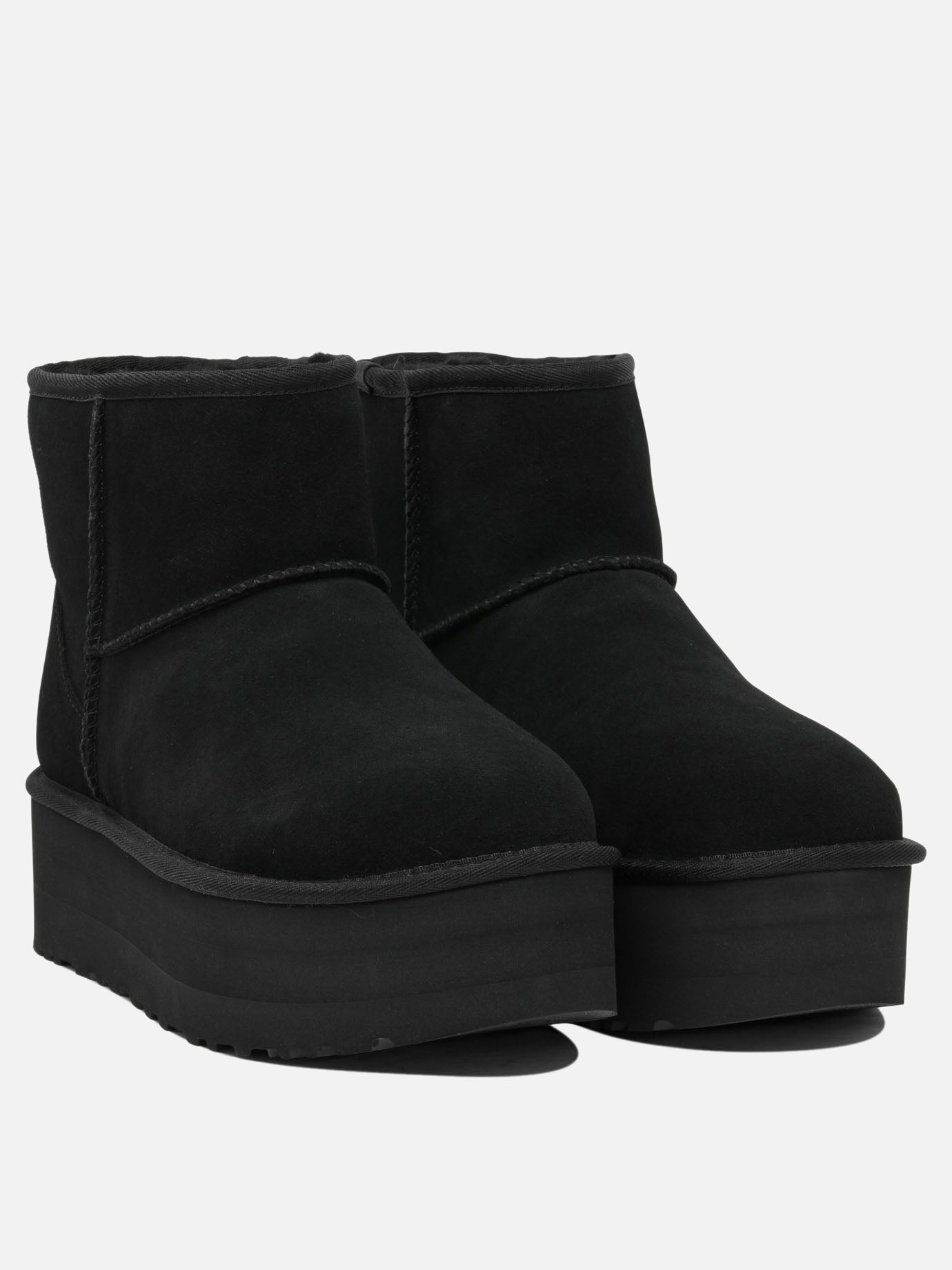 Pull-on boots 100% leather - 100% rubber  Black - Ugg Women | PDP | VIETTI Online Store | thumbnail_2