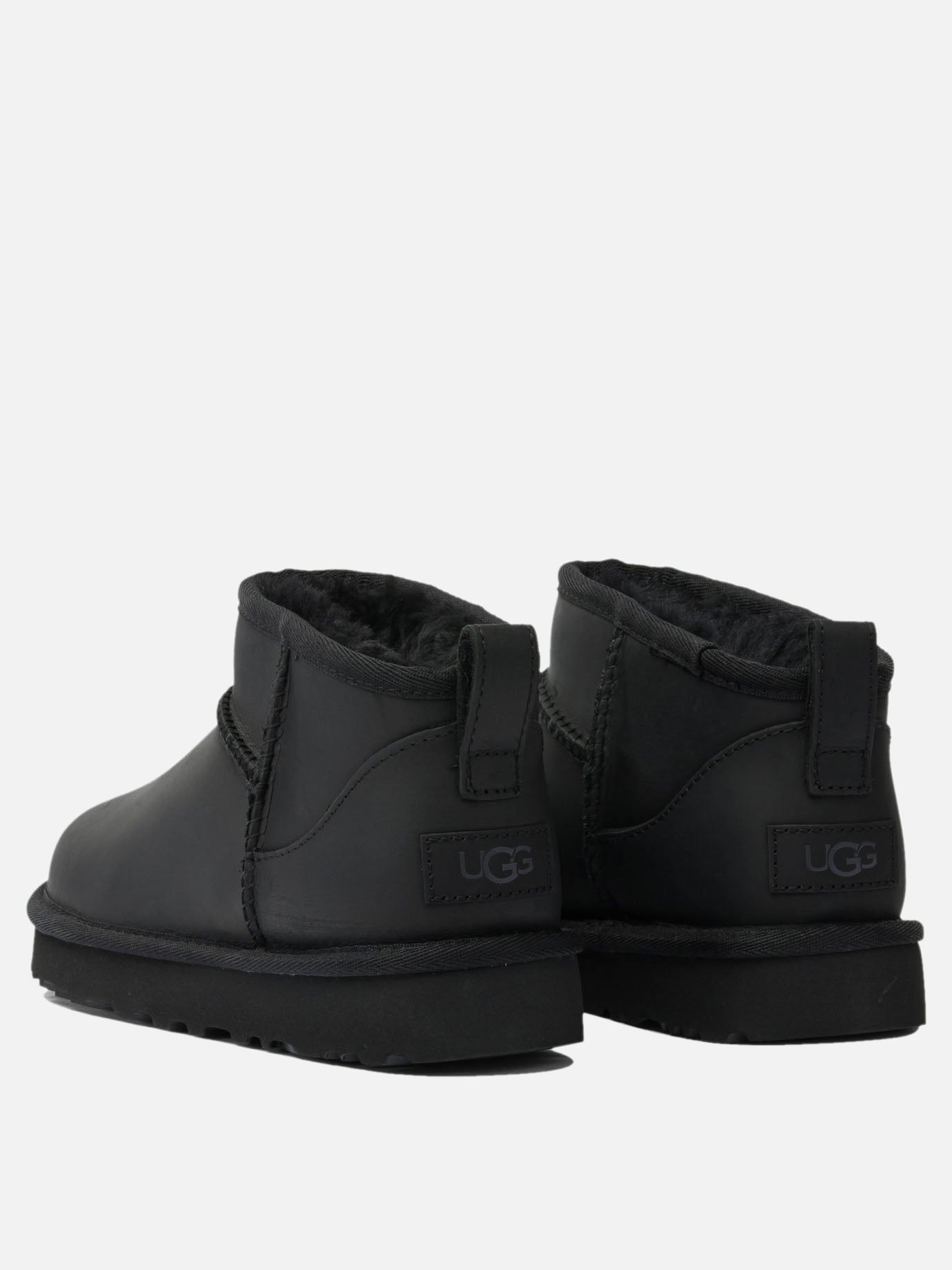 Pull-on boots 100% calf leather - 100% rubber  Black - Ugg Women | PDP | VIETTI Online Store | thumbnail_4