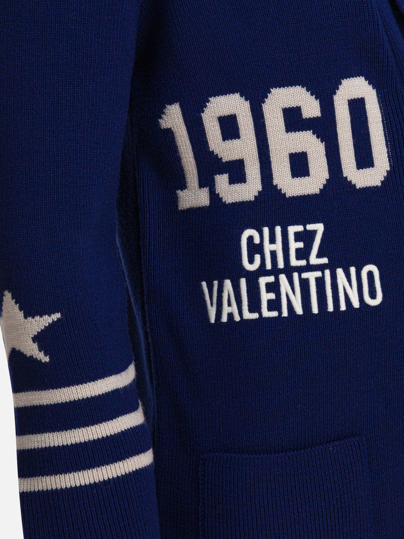 Cardigans Logo  Blue - Valentino Men | PDP | VIETTI Online Store | Zoom-Modal_4
