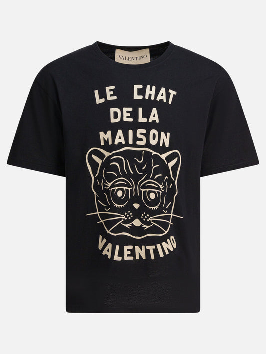 Crewneck t-shirts Graphics  Black - Valentino Men | PLP | VIETTI Online Store 
