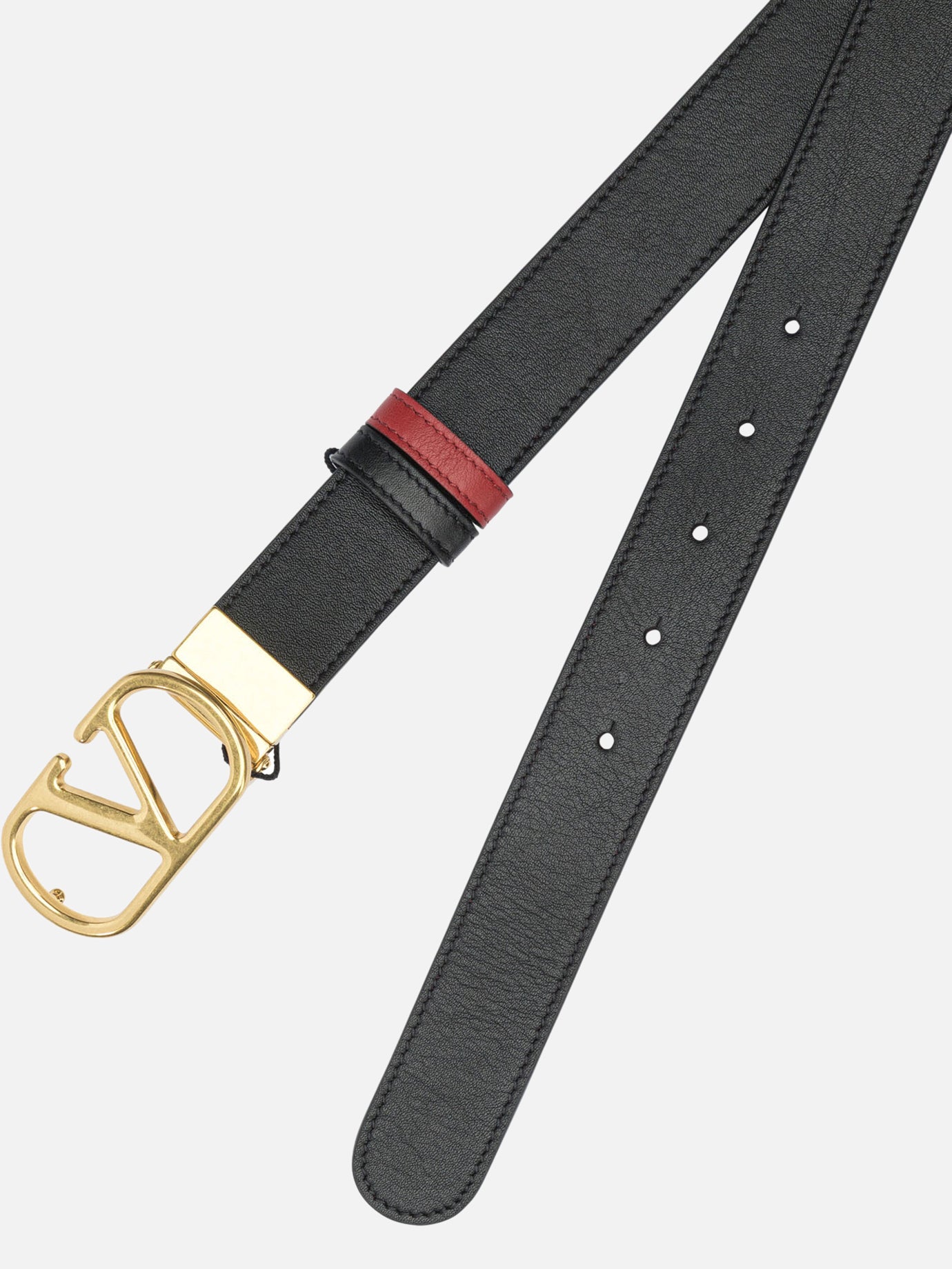 Leather belts 100% leather  Black - Valentino Garavani Women | PDP | VIETTI Online Store | Zoom-Modal_2
