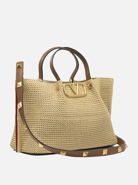 Medium bags Logo  Beige - Valentino Garavani Women | PDP | VIETTI Online Store | 2
