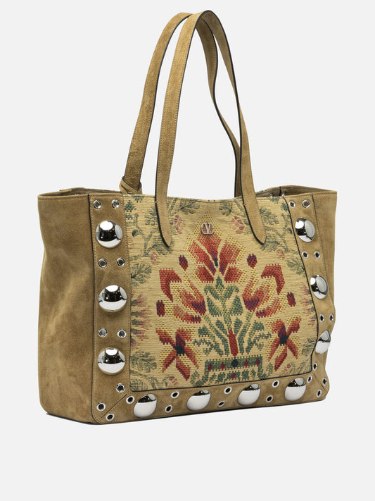 Large bags Embroidered  Beige - Valentino Garavani Women | PDP | VIETTI Online Store | 2
