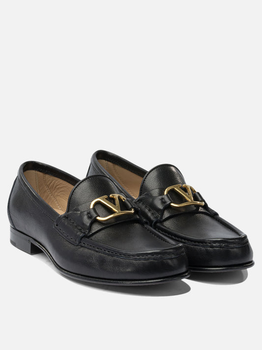 Loafers 100% leather - 100% leather  Black - Valentino Garavani Women | PDP | VIETTI Online Store | 2
