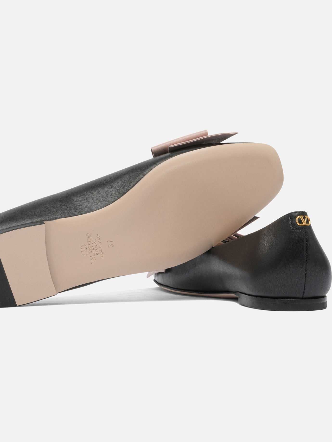 Classic ballet flats 100% leather - 100% leather  Black - Valentino Garavani Women | PDP | VIETTI Online Store | thumbnail_5