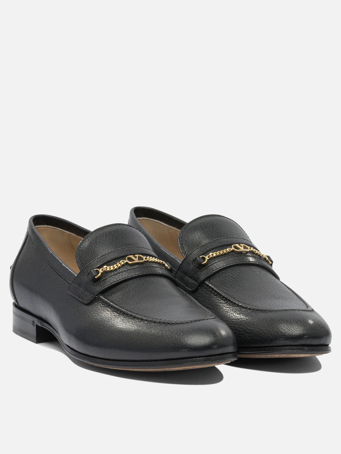 Loafers 100% leather - 100% leather  Black - Valentino Garavani Men | PDP | VIETTI Online Store | thumbnail_2