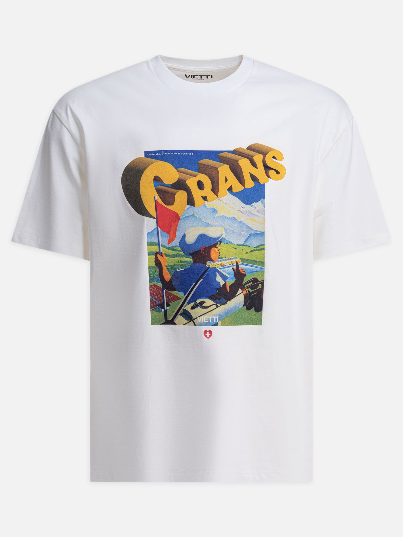 Crewneck t-shirts Print  White - VIETTI Merchandise Men | PDP | VIETTI Online Store | Zoom-Modal
