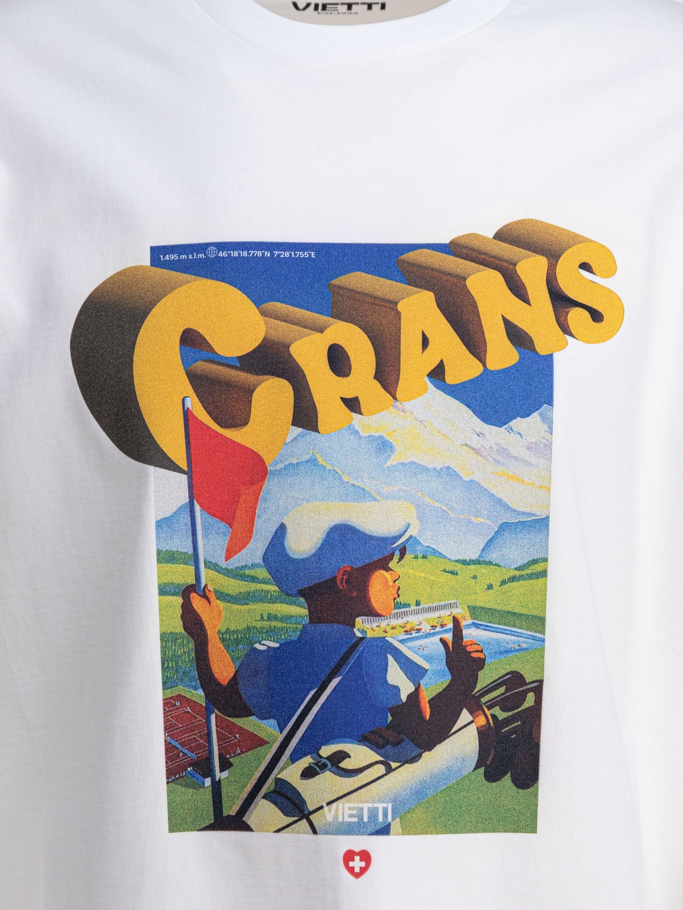 Crewneck t-shirts Print  White - VIETTI Merchandise Men | PDP | VIETTI Online Store | thumbnail_3