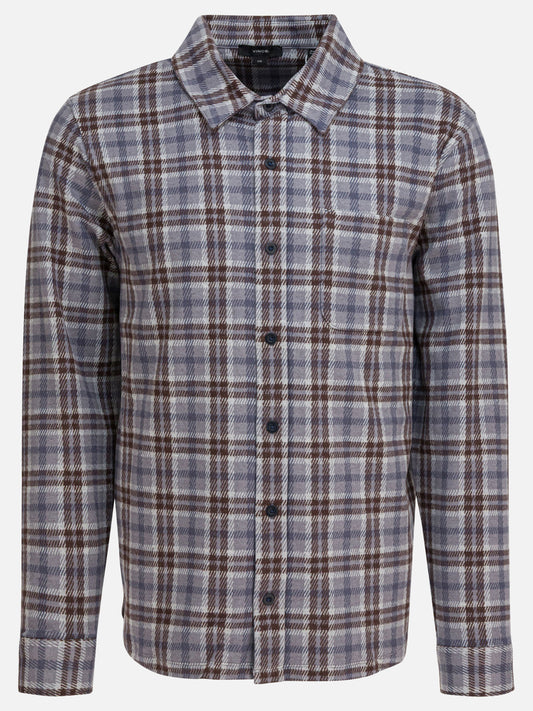 Overshirt jackets Plaid  Grey - Vince Men | PLP | VIETTI Online Store 
