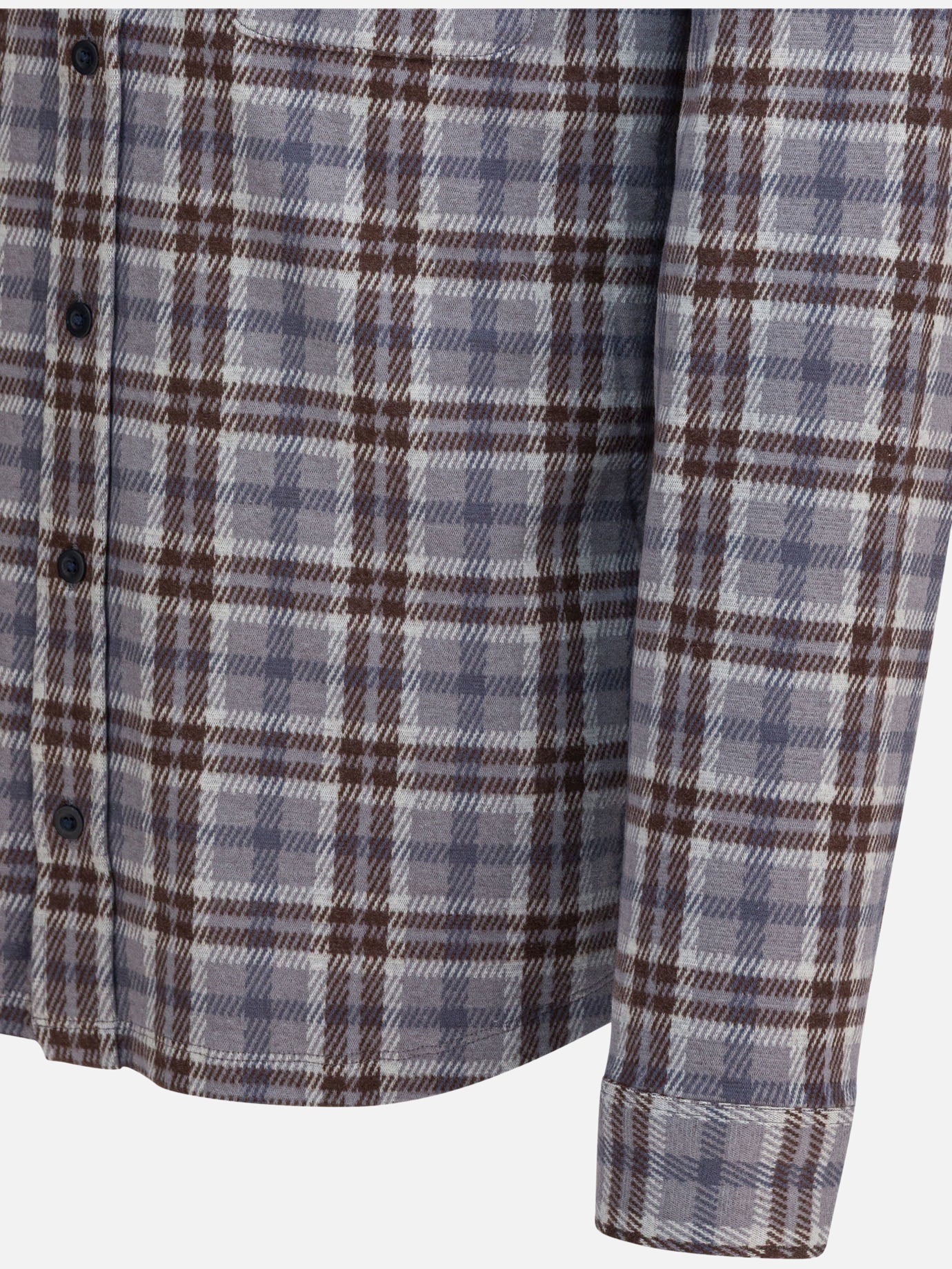 Overshirt jackets Plaid  Grey - Vince Men | PDP | VIETTI Online Store | thumbnail_4
