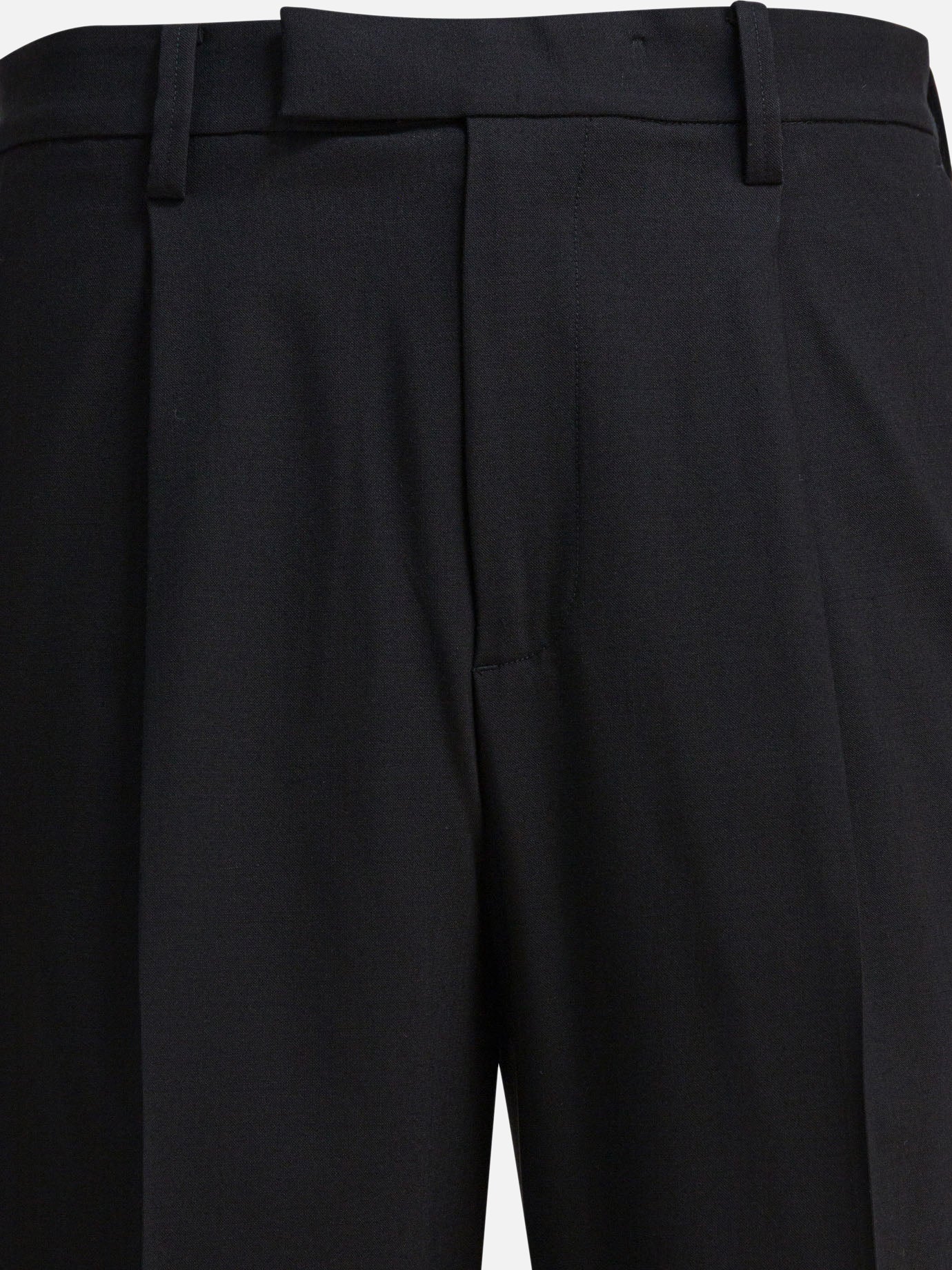 Vince Pleated &quot;Louie Relaxed&quot; trousers 15280161_31 Black thumbnail_3