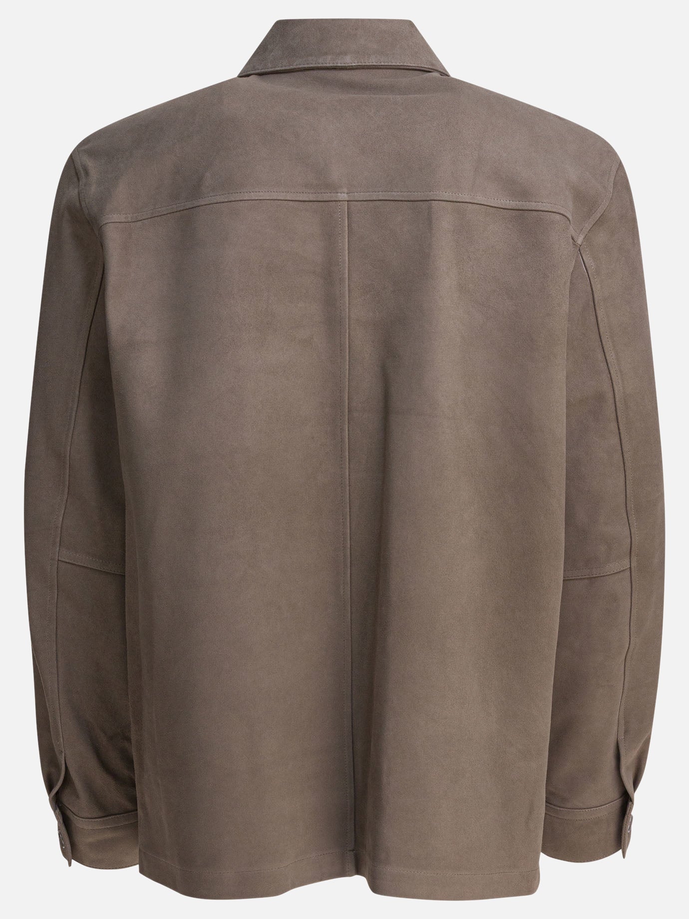 Leather jackets Solid colour  Grey - Vince Men | PDP | VIETTI Online Store | thumbnail_2