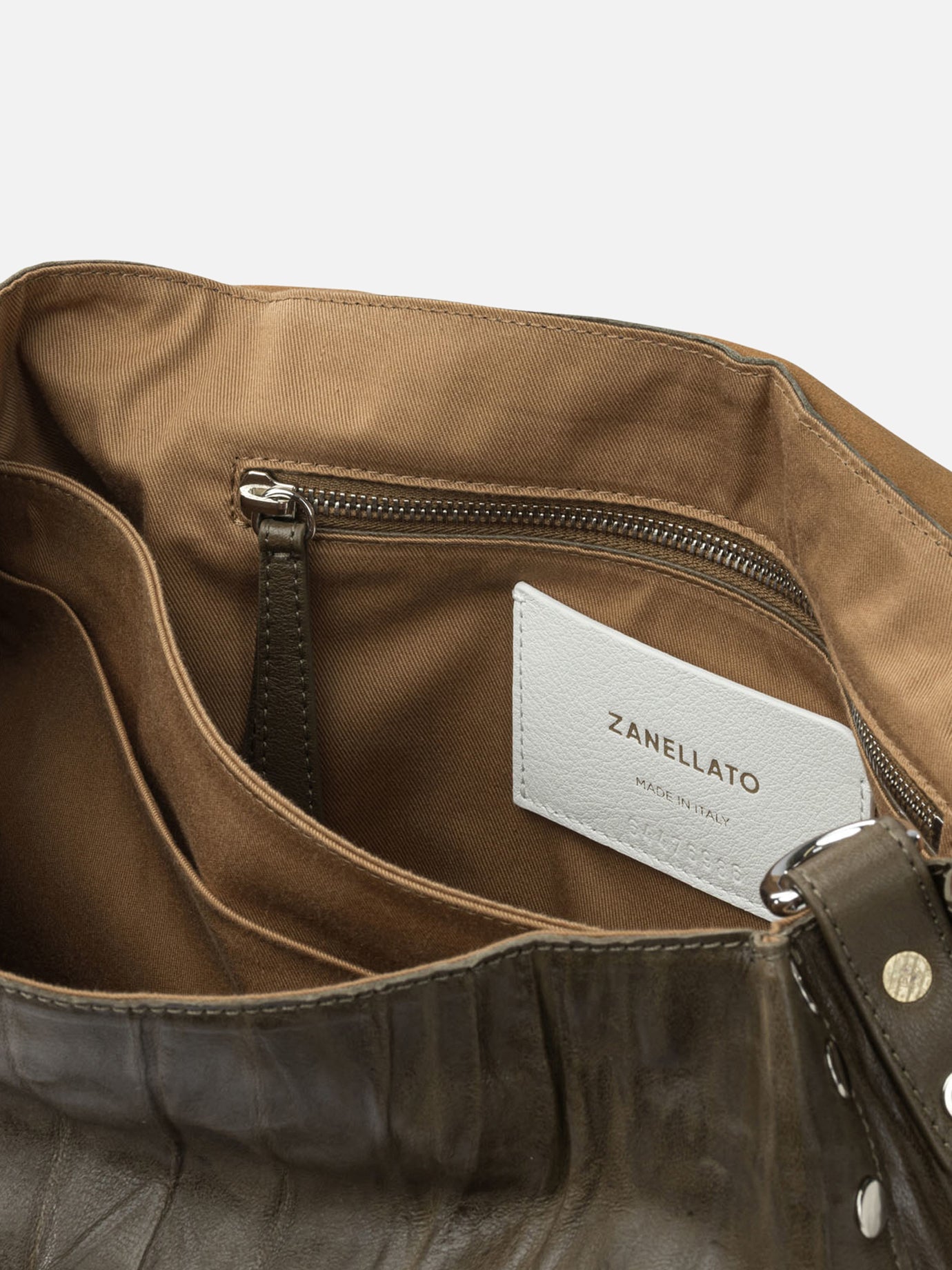 Medium bags 100% leather  Green - Zanellato Women | PDP | VIETTI Online Store | thumbnail_5