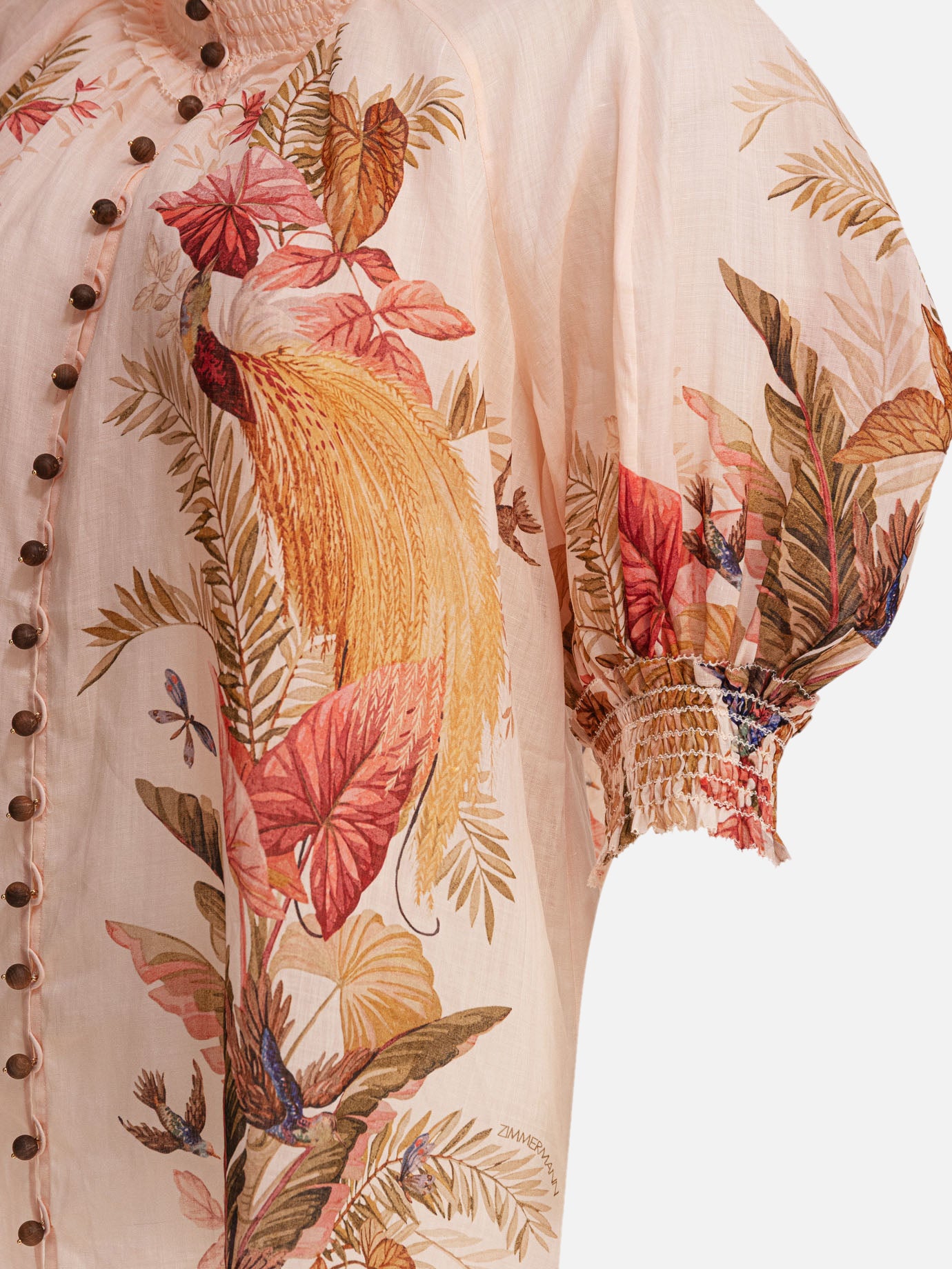Casual shirts Floral  Beige - Zimmermann Women | PDP | VIETTI Online Store | thumbnail_2