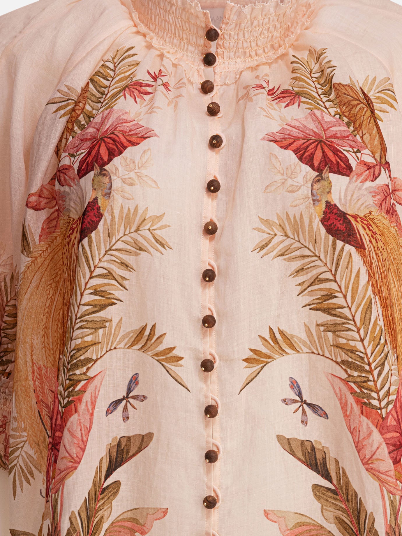 Casual shirts Floral  Beige - Zimmermann Women | PDP | VIETTI Online Store | thumbnail_8