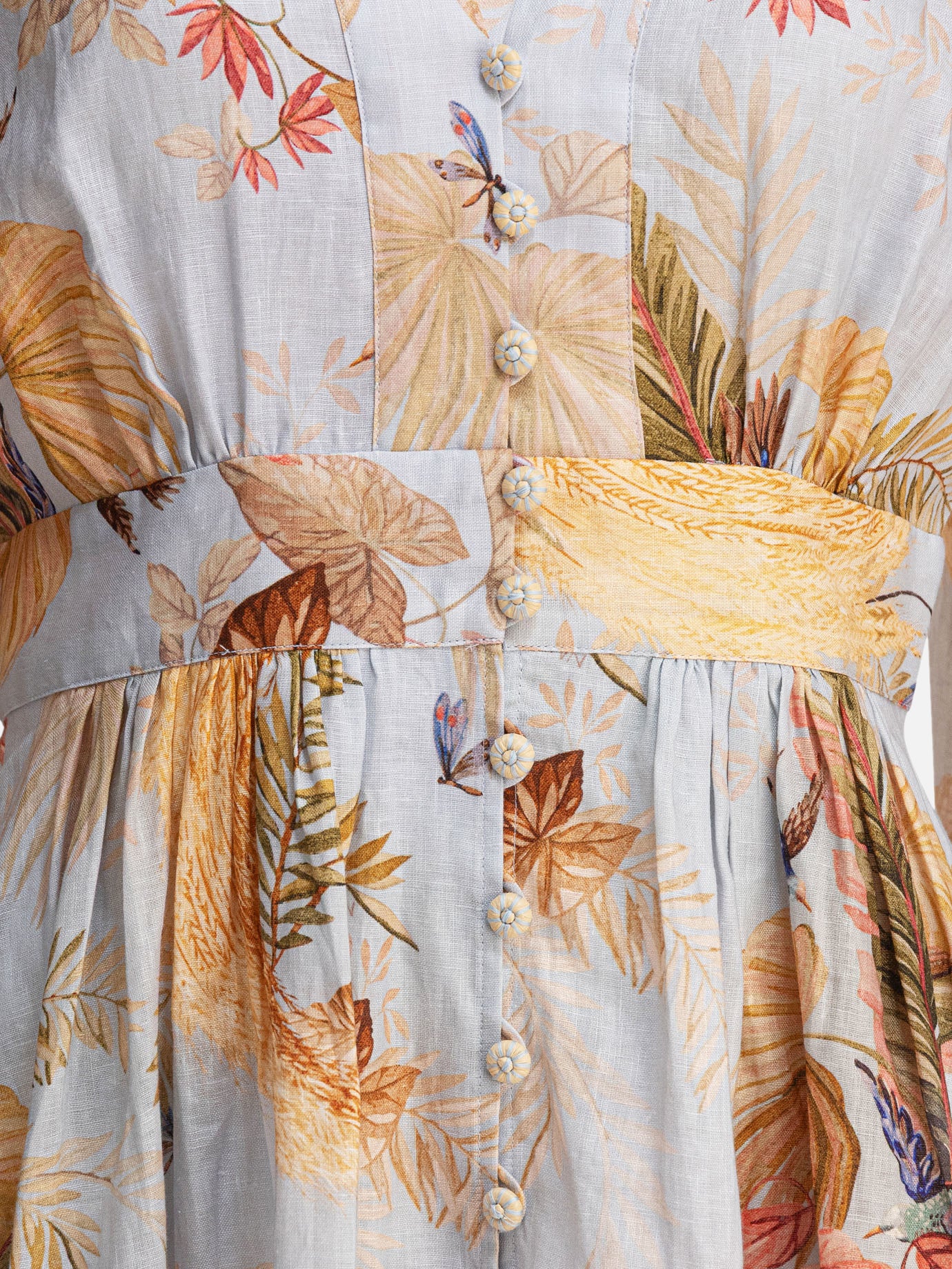 Mini dresses Floral  Light blue - Zimmermann Women | PDP | VIETTI Online Store | thumbnail_8