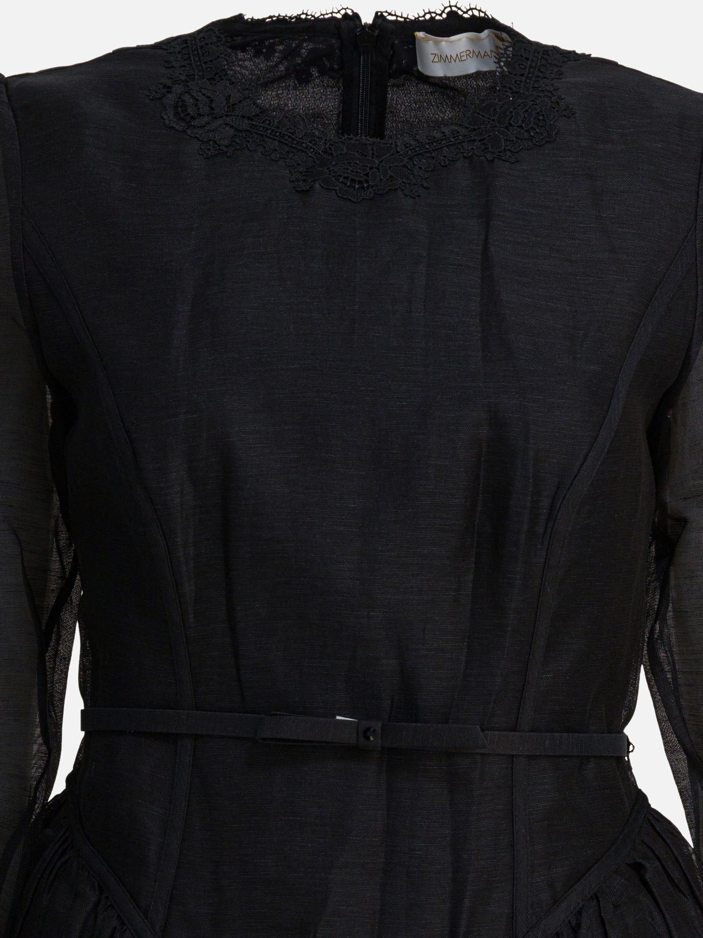 Mini dresses Solid colour  Black - Zimmermann Women | PDP | VIETTI Online Store | Zoom-Modal_3
