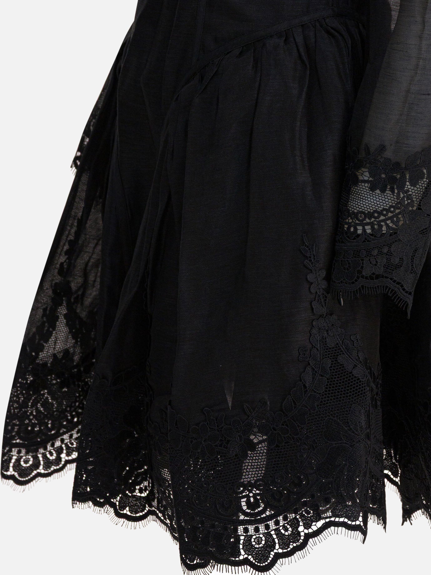 Mini dresses Solid colour  Black - Zimmermann Women | PDP | VIETTI Online Store | Zoom-Modal_4
